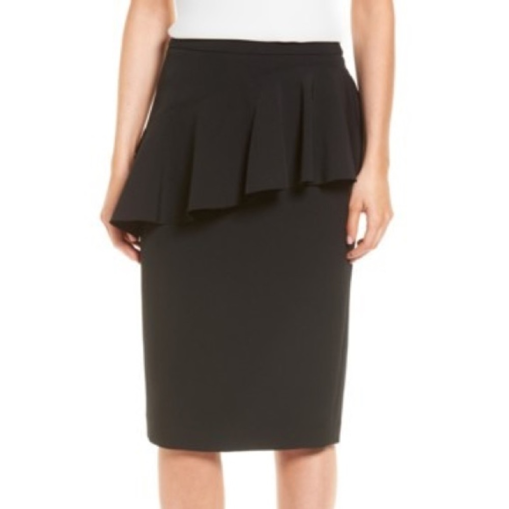 Halogen Ruffle Pencil Skirt